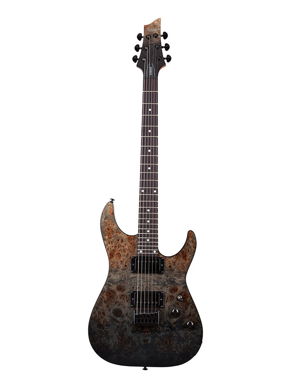C-1 Standard - Black Fade Burst Burl