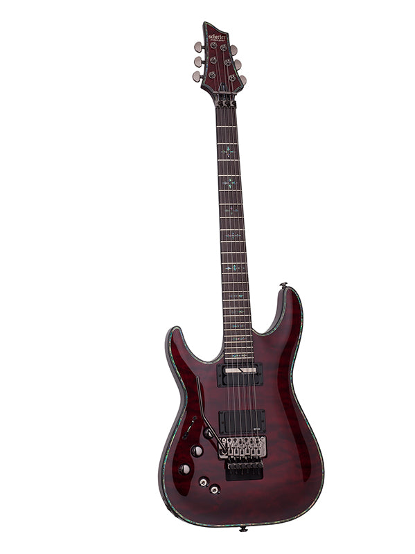 Schecter Hellraiser C-1 Floyd, Sustainiac, gaucher - Black Cherry