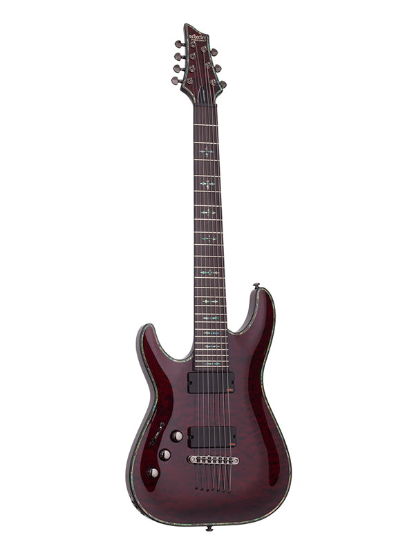 Schecter Hellraiser C-7, gaucher - Black Cherry