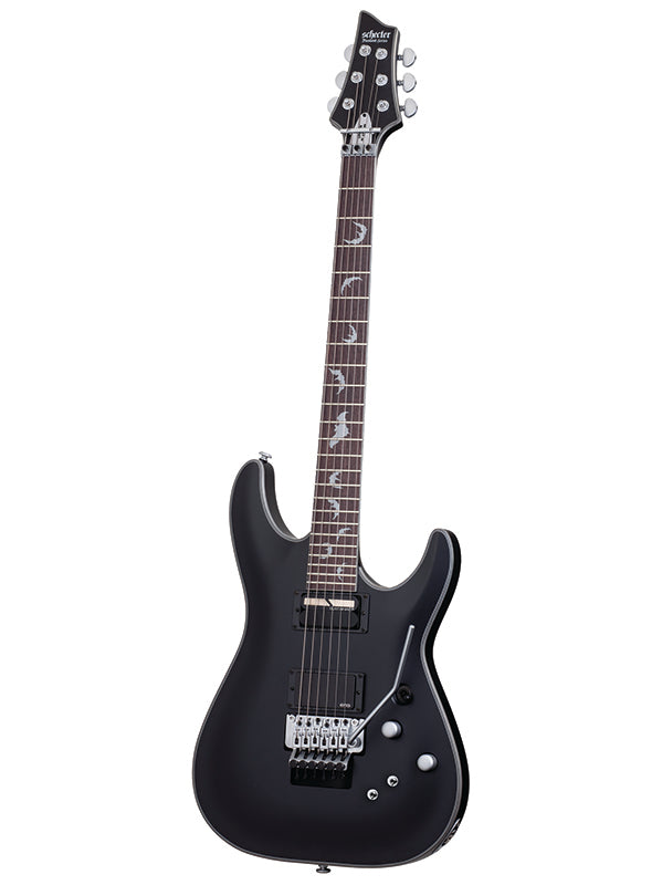 Schecter Damien Platinum Floyd, Sustainiac, gaucher - Satin Black