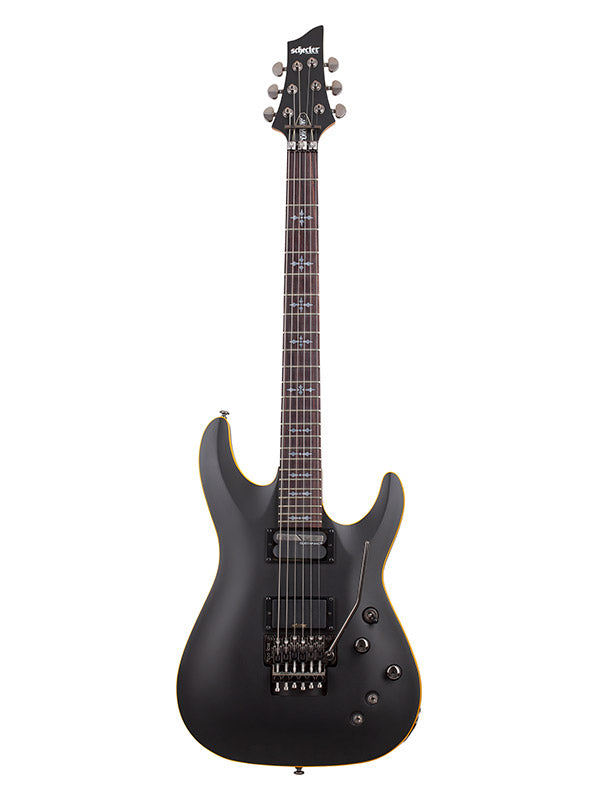 Schecter Demon 6 Floyd Rose, micro Sustainiac - Aged Black Satin