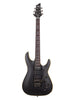 Schecter Demon 6 Floyd Rose, micro Sustainiac - Aged Black Satin