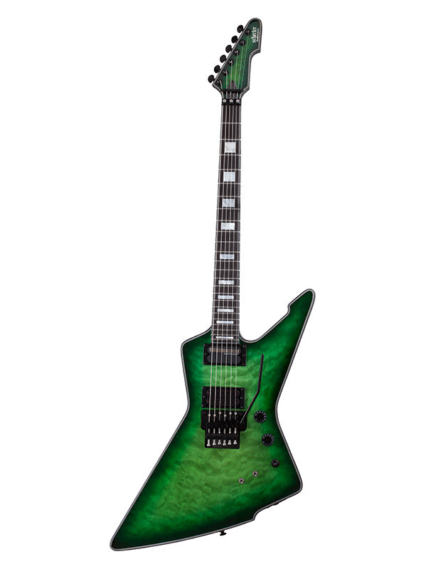 E-1 Special Edition, Floyd Rose, micro Sustainiac - Transparent Green Burst