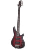 Schecter Hellraiser Extreme 5 Basse - Crimson Red Burst Satin