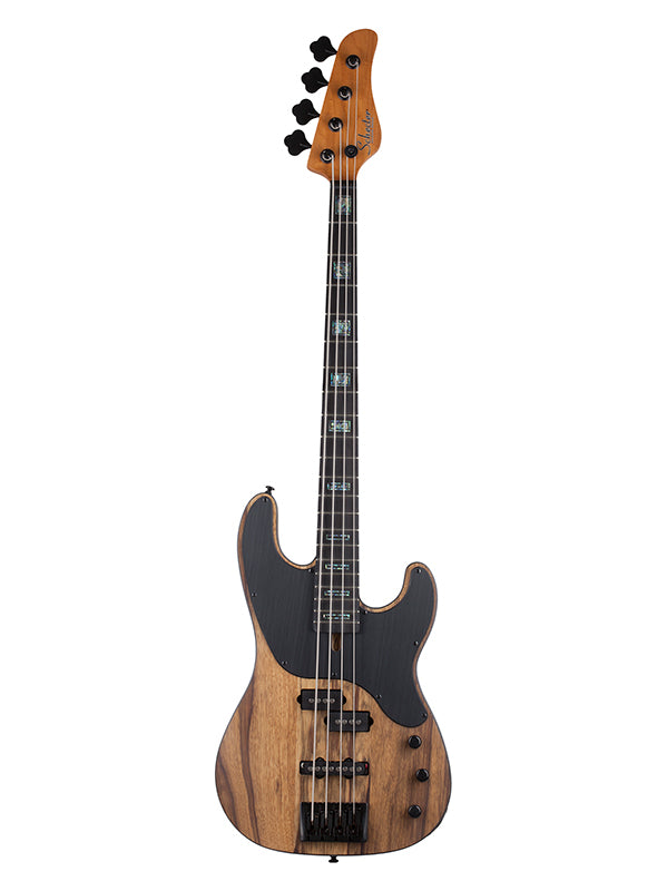 Schecter Model T4 Exotic - Black Limba