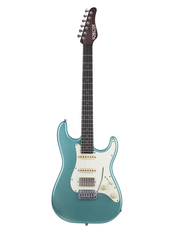 Schecter Nick Johnston Signature HSS, Wembley, made in USA - Teal Green Metallic