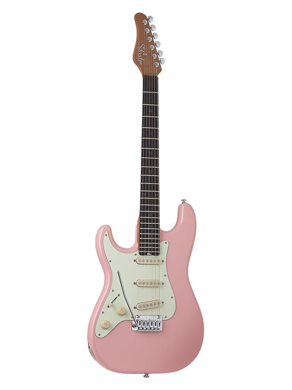 Schecter Nick Johnston Signature, micros SSS, gaucher - Atomic Coral