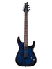 Schecter Omen Elite 6 See Thru Blue Burst
