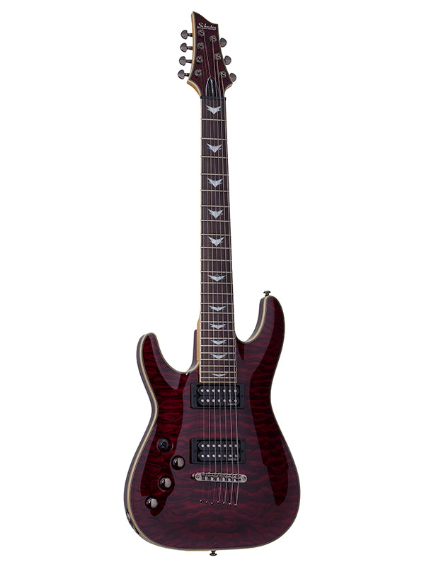 Schecter Omen Extreme-7, gaucher - Black Cherry