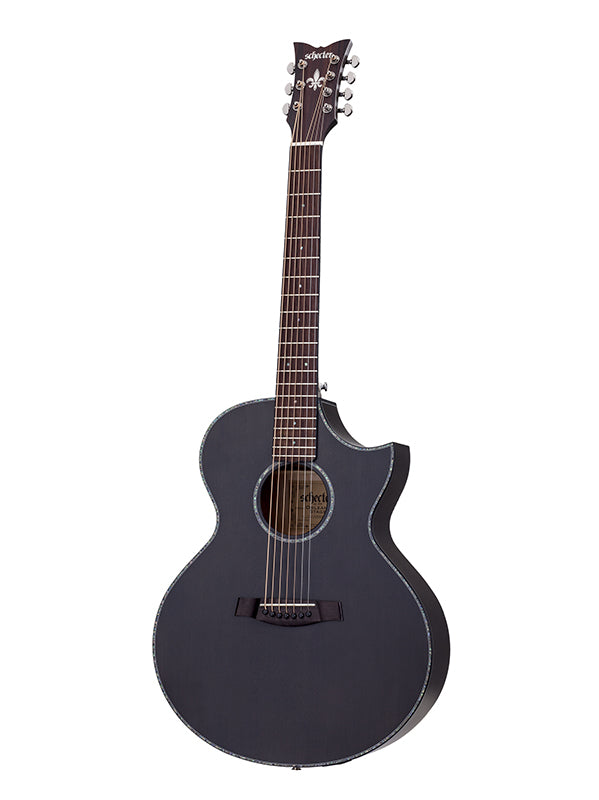 Schecter Acoustique Orleans Stage, preamp Fishman Isys - Satin See Thru Black