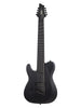Schecter PT-8 Black multi-scale OPS, gaucher - Satin Black Open Pore