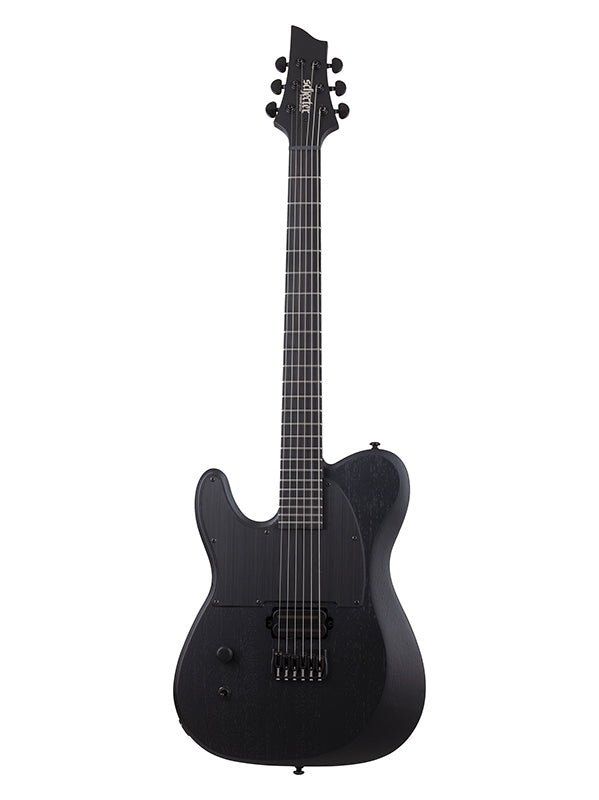 Schecter PT Black OPS, gaucher - Satin Black Open Pore