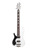 Schecter Stargazer-12 Bass, gaucher - Gloss White
