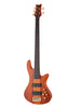 Schecter Stiletto Studio 5 Fretless, gaucher - Honey Satin