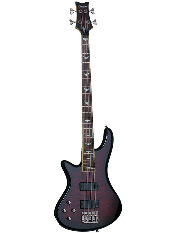 Schecter Stiletto Extreme 4, gaucher - Black Cherry