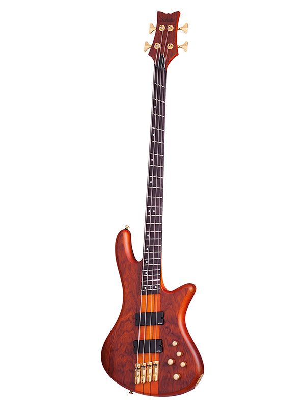 Schecter Stiletto Studio 4, diapason 863-889 mm - Honey Satin