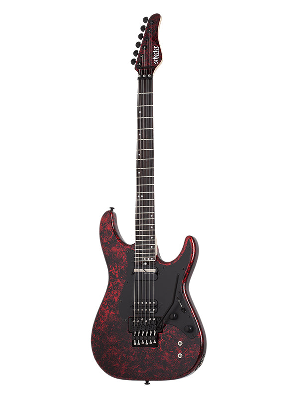 Sun Valley Super Shredder FR-S, Floyd Rose, micro Sustainiac - Red Reign