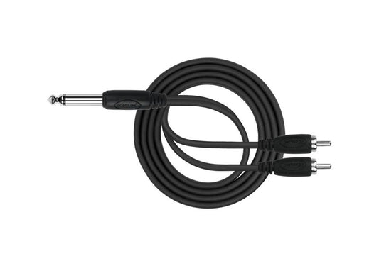 Kirlin Y344-3BK Cable 2 RCA-Jack Stereo 3 M