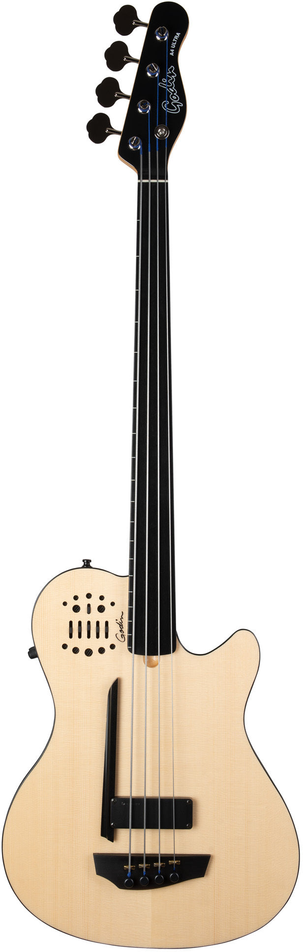 GODIN A4 Ultra Natural Fretless A/E