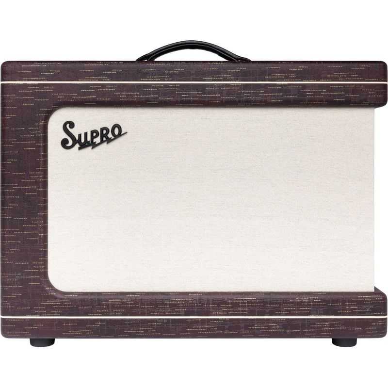 Supro Ambassador Burgundy Gold Scandia