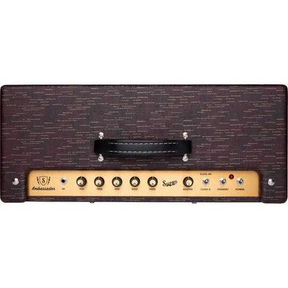 Supro Ambassador Burgundy Gold Scandia