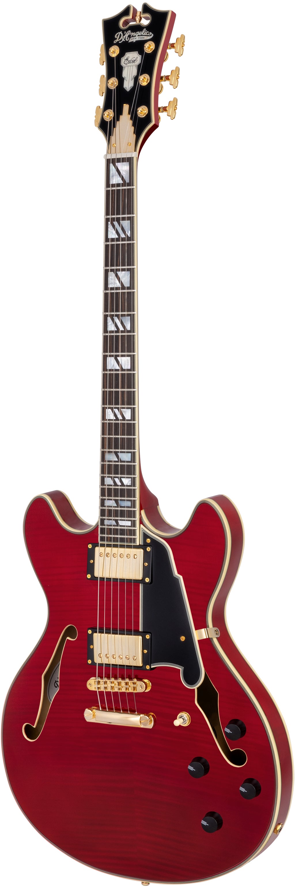 D'ANGELICO Excel DC Trans Cherry