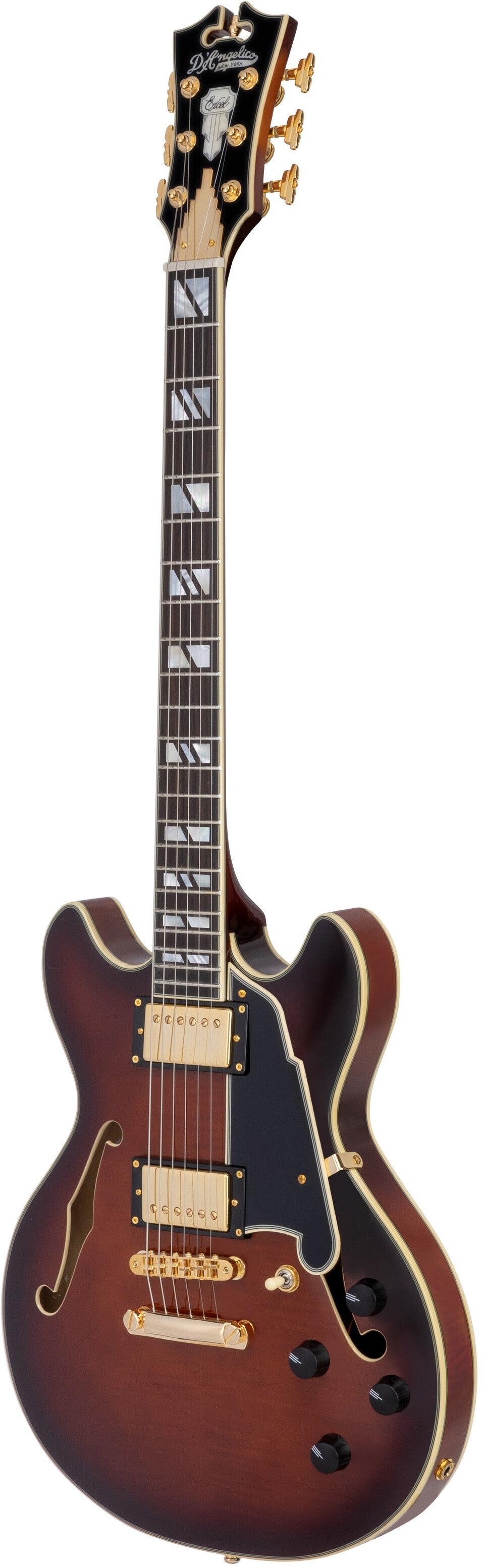 D'ANGELICO Excel Mini DC Ameretto Burst