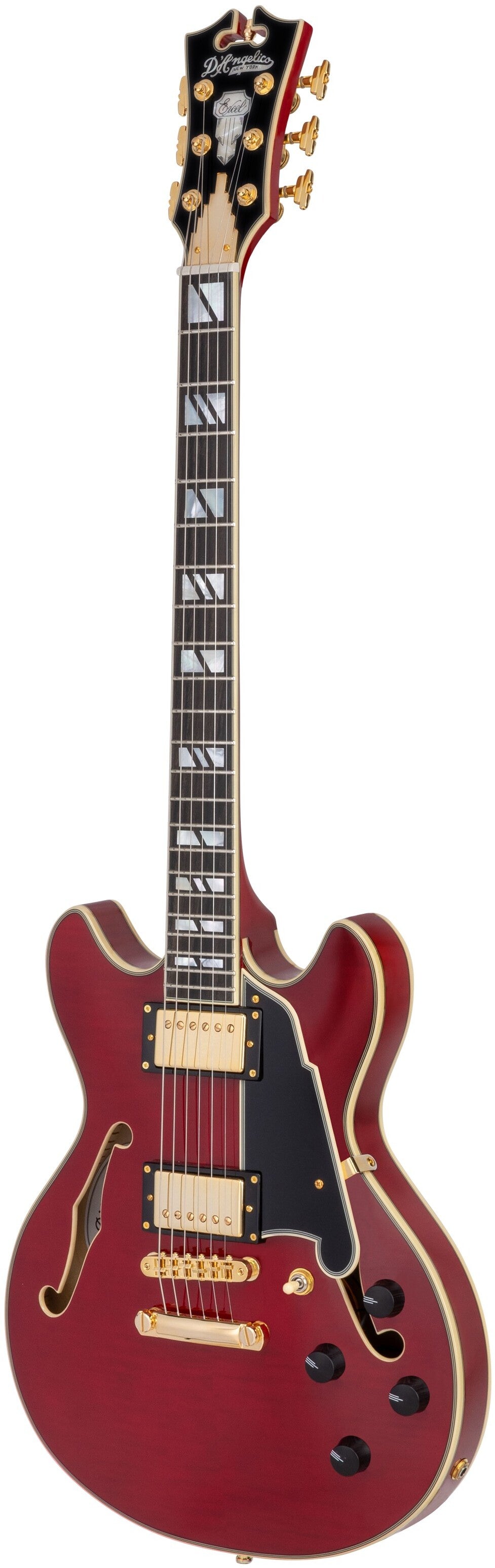 D'ANGELICO Excel Mini DC Trans Cherry