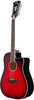 D'Angelico Premier Bowery 12 LS Black Cherry Burst