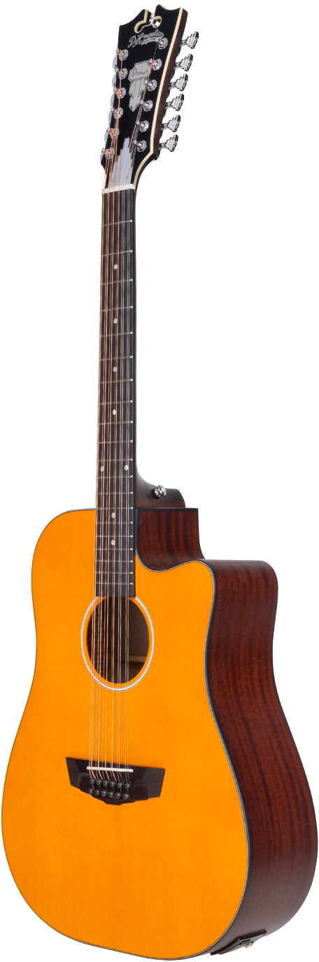 D'ANGELICO Premier Bowery 12 LS Satin Vintage Nat