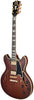 D'Angelico Deluxe DC Satin Brown Burst