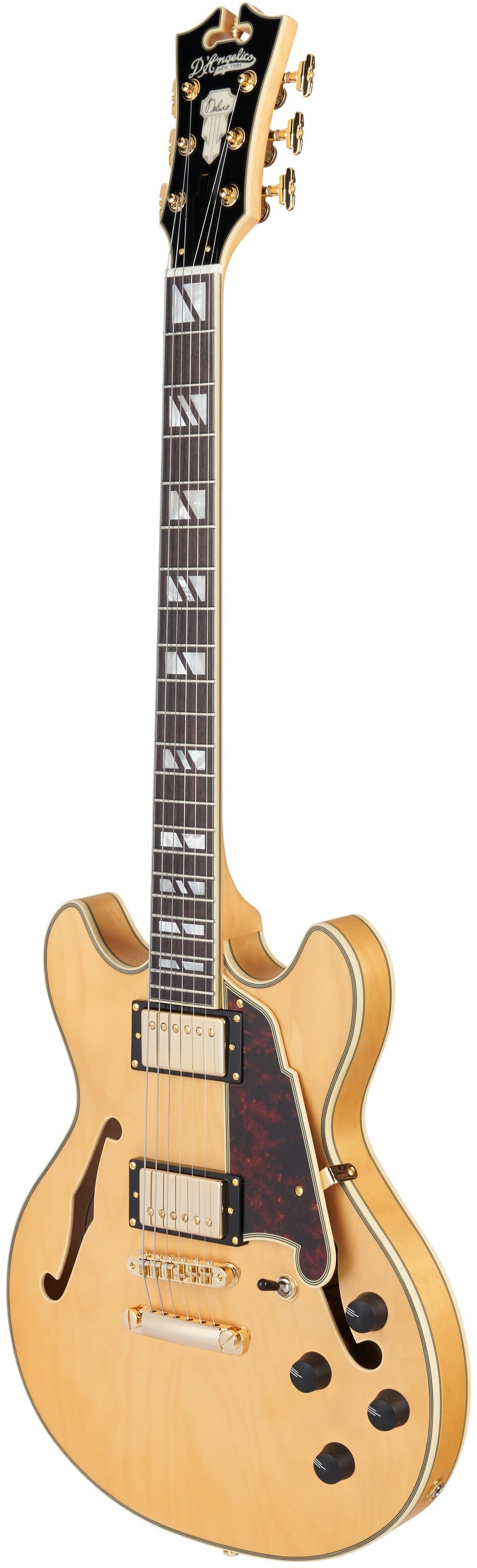 D'ANGELICO Deluxe Mini DC Satin Honey