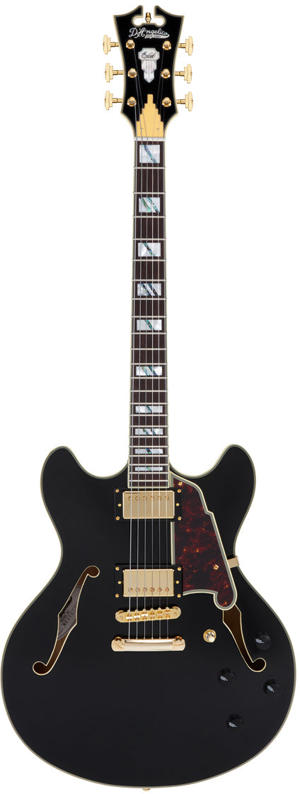 D'ANGELICO Excel DC Solid Black
