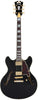 D'Angelico Excel DC Solid Black