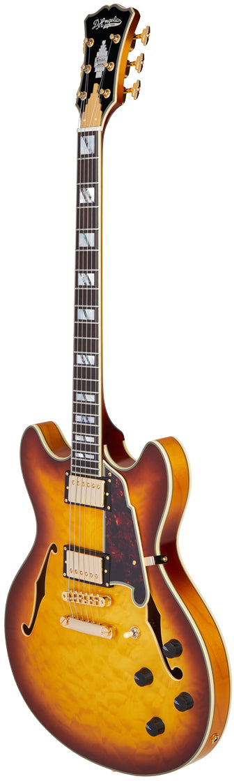 D'ANGELICO Excel DC XT Iced Tea Burst Quilt