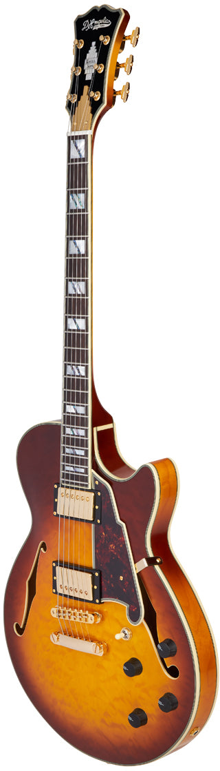 D'ANGELICO Excel SS XT Iced Tea Burst Quilt