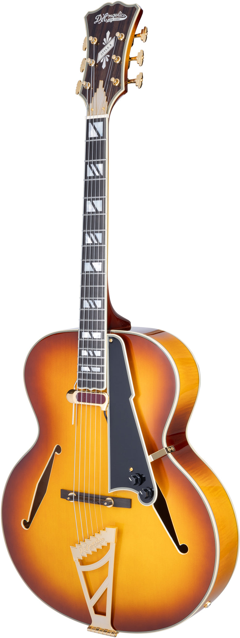 D'ANGELICO Excel Style B Dark Iced Tea Burst