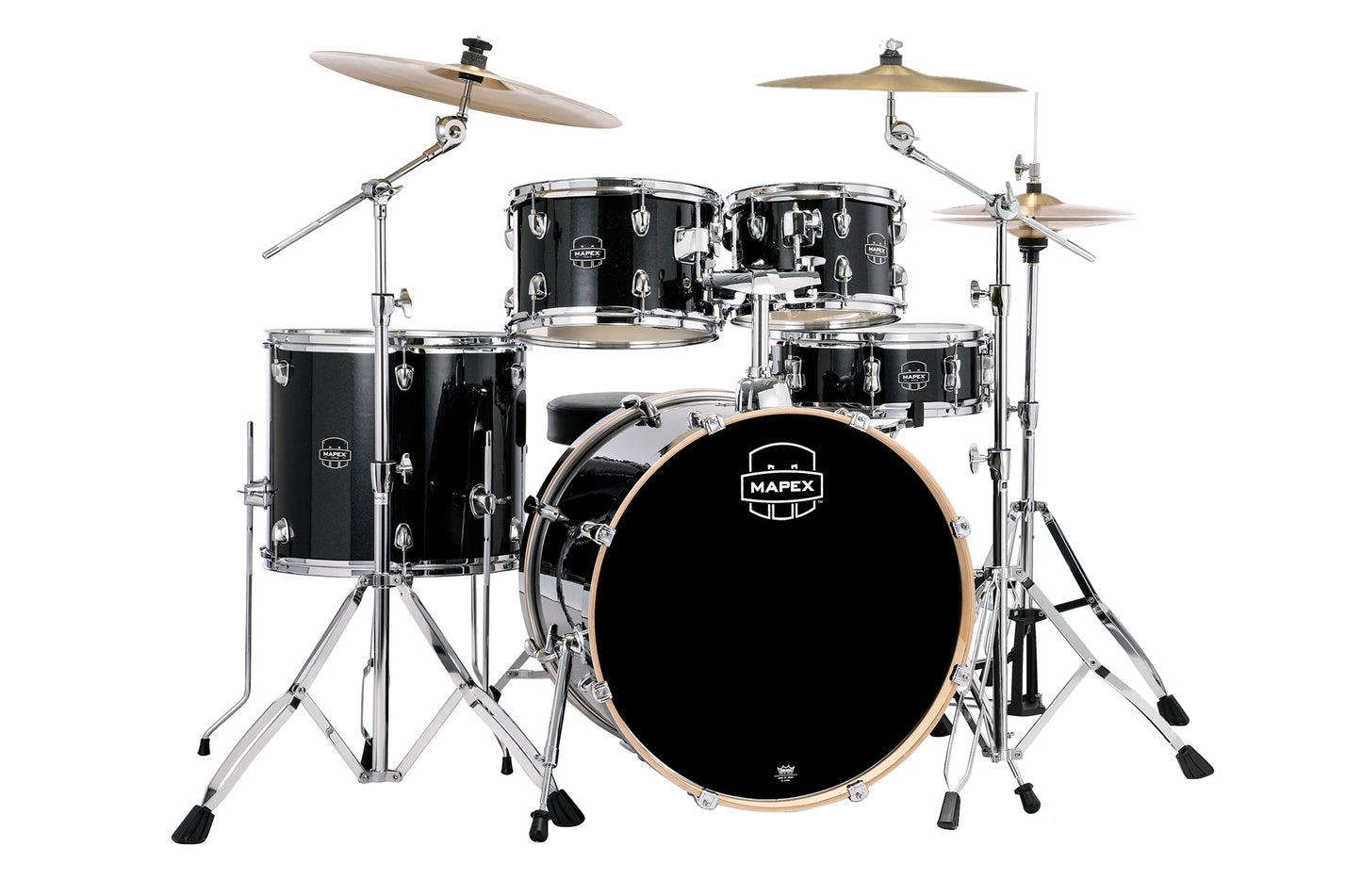 MAPEX VENUS POP ROCK 22 5F BLACK GALAXY