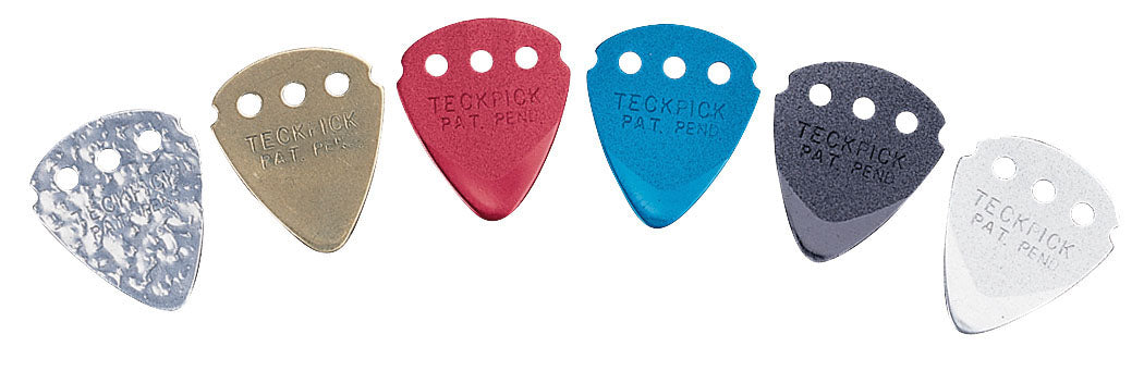 TECKPICK, boite de 72 médiators aluminium