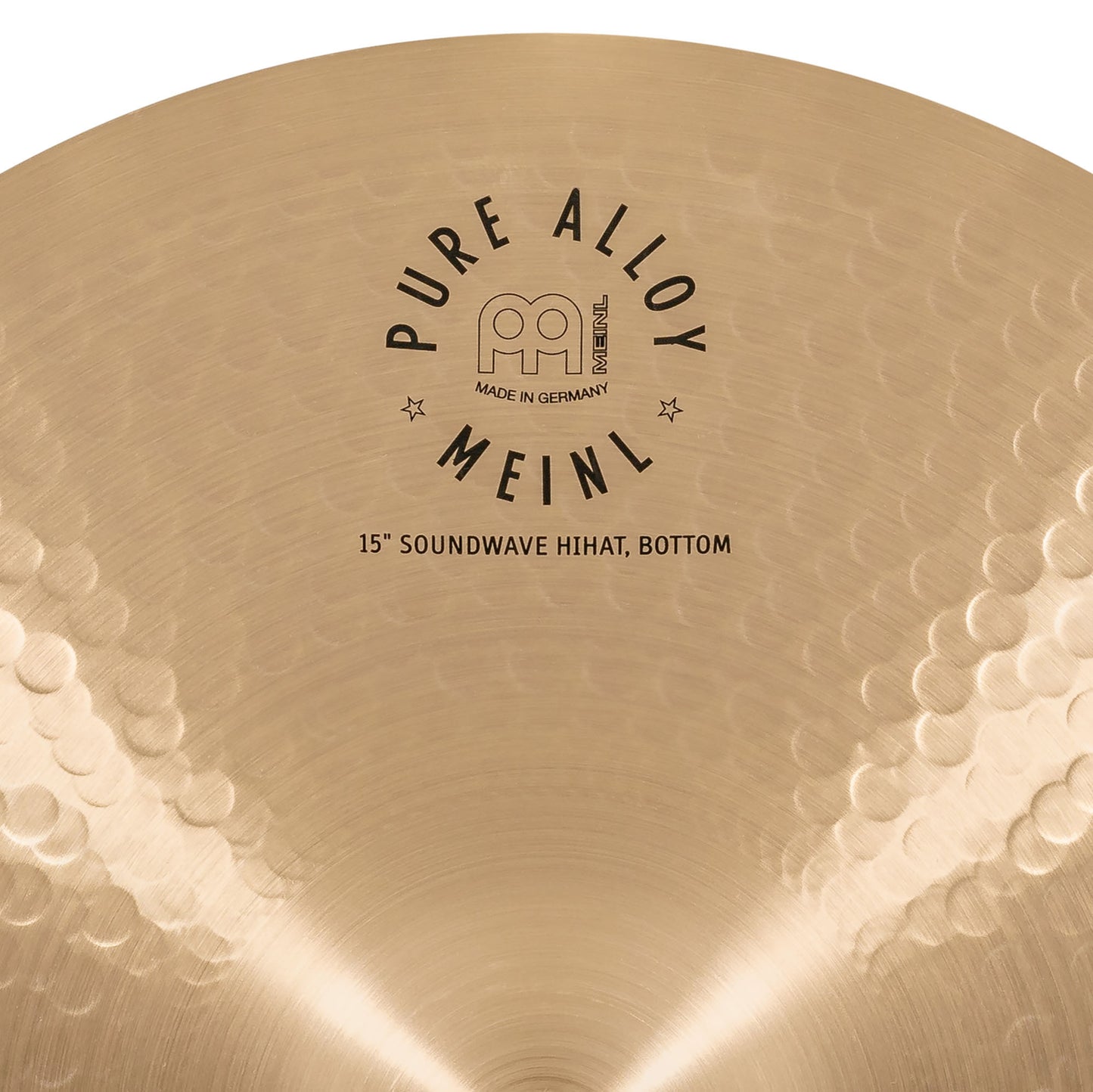 Hithat 15" Soundwave Meinl Pure Alloy fini Traditional martelé