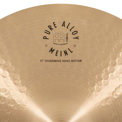 Hithat 15" Soundwave Meinl Pure Alloy fini Traditional martelé