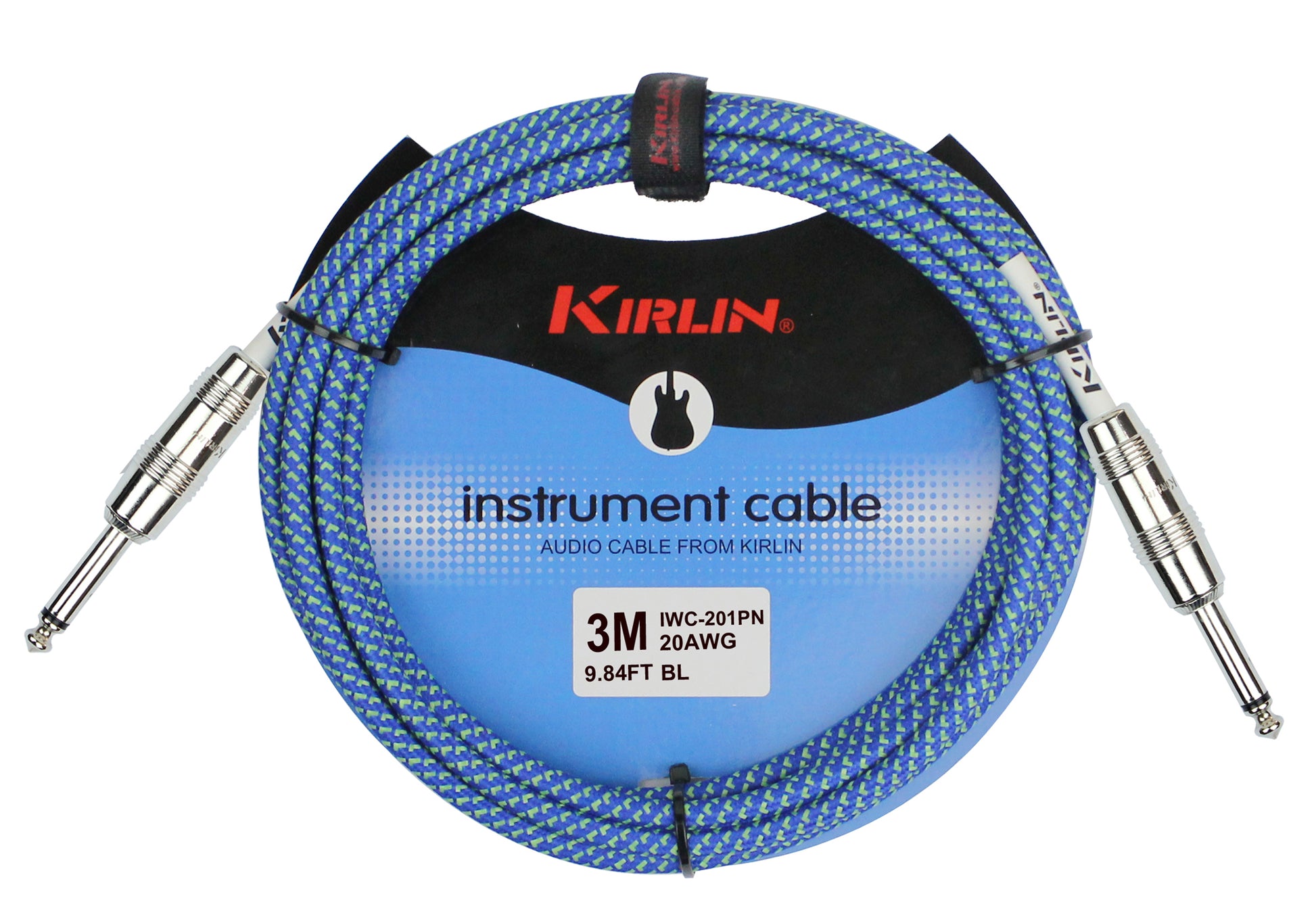 Câble instrument ENTRY PLUS Jack/Jack, 3 mètres, bleu