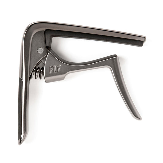 Capodastre pour guitare électrique/acoustique TRIGGER FLY, gun metal
