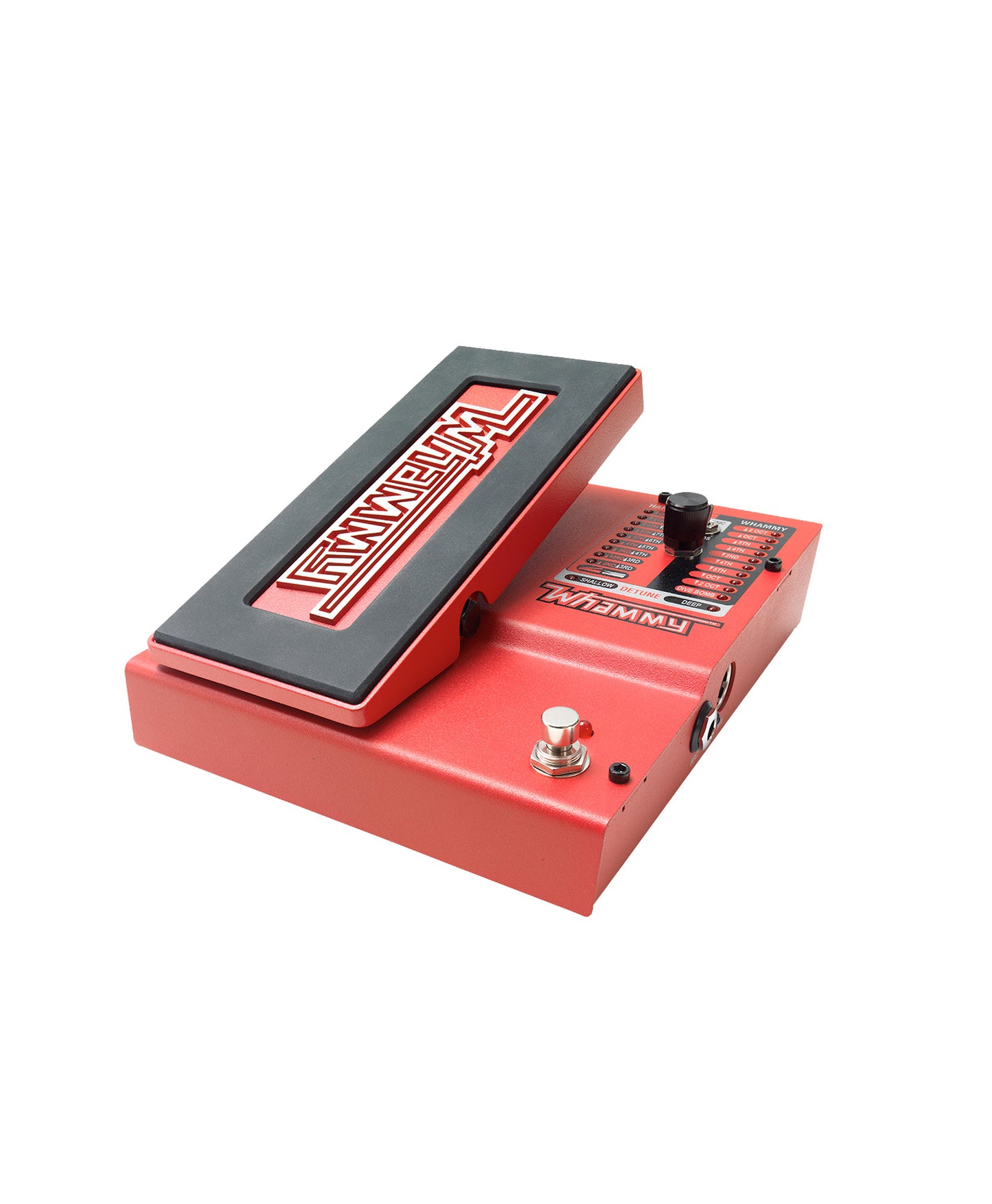 Pédale WHAMMY V, harmoniseur guitare, modes Classic et Chords, 9 presets harmoniseur, 10 presets Whammy, 2 presets Detune, rouge