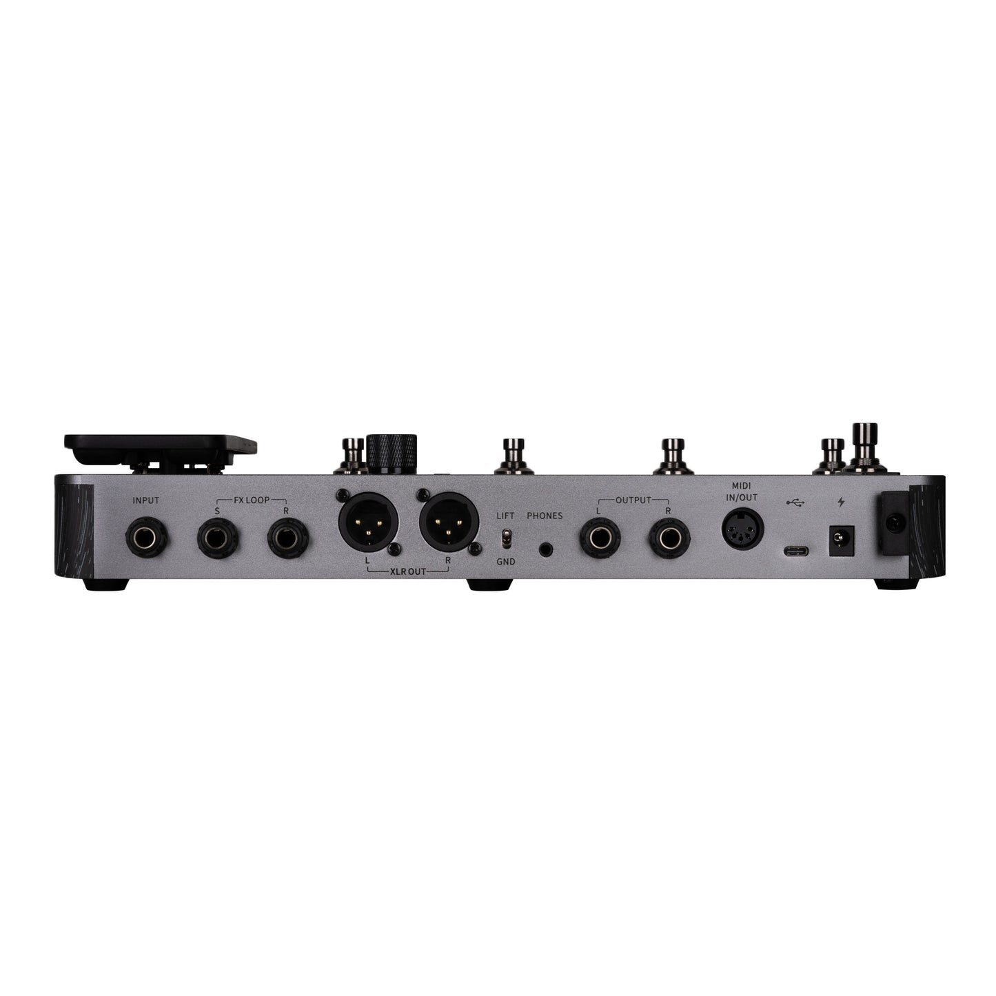 Pédalier multi-effets GE1000 Li, fichiers MNRS provenant du cloud GE (IR), 255 presets utilisateur, batterie lithium, noir