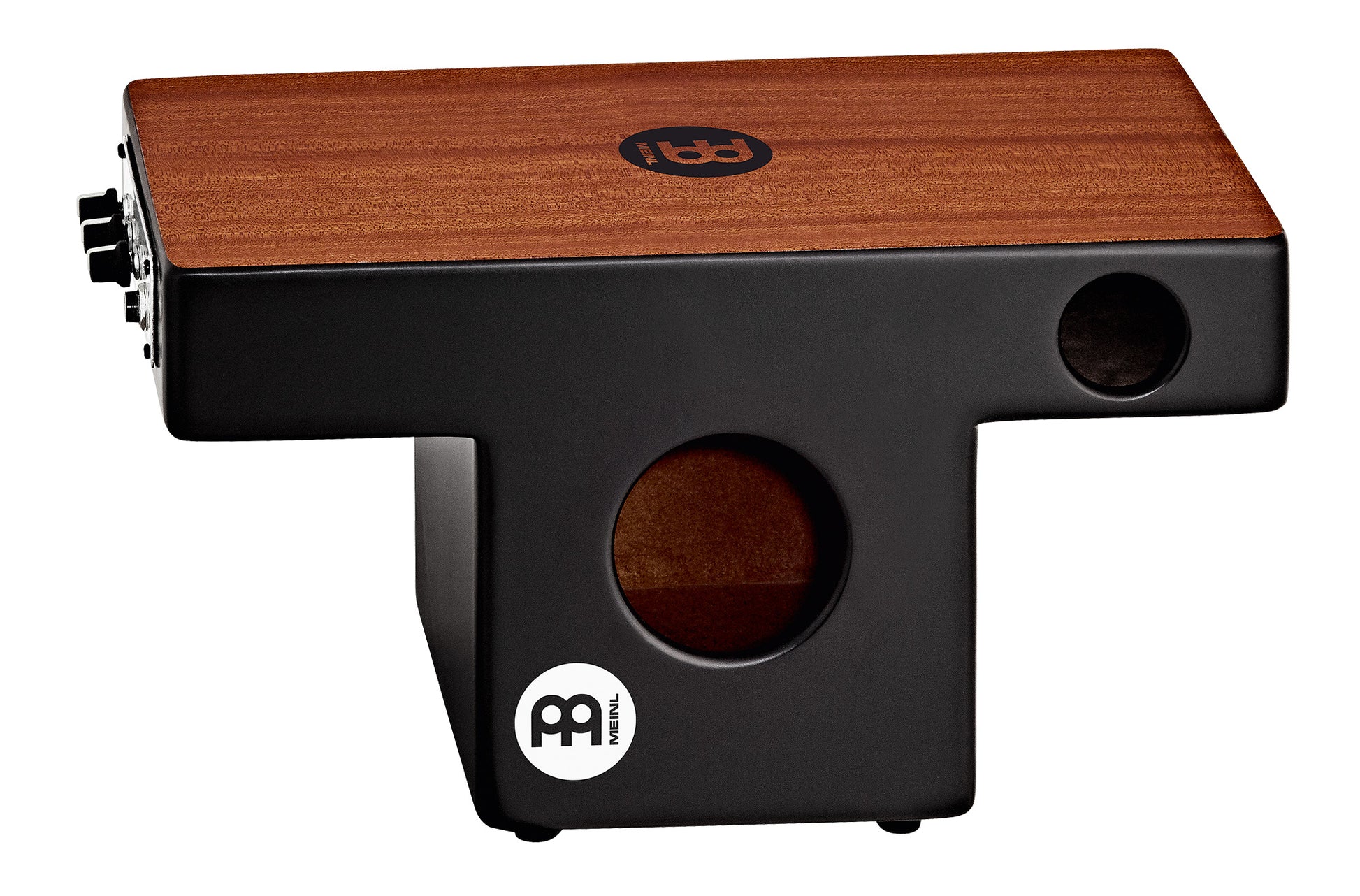 HYBRID SLAP TOP CAJON MEINL PRE AMPLIFIE, FAÇADE ACAJOU,CORPS MDF (Eco-friendly medium density fiberboard)39.4cm x 21.6cm x 19cm
