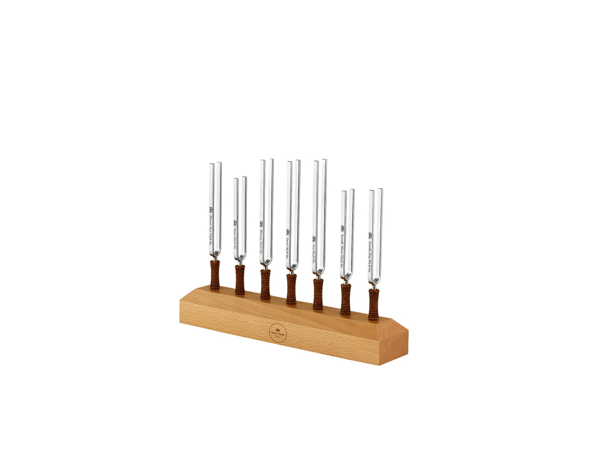 SET 7 DIAPASONS SONIC ENERGY ACCORDES PLANETARY TUNED, FABRICATION ARTISANALE EN ALLEMAGNE, ACIER INOXYDABLE