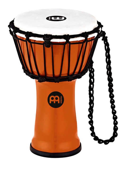 Djembe Junior Meinl 7", hauteur 32cm, peau synthétique, orange