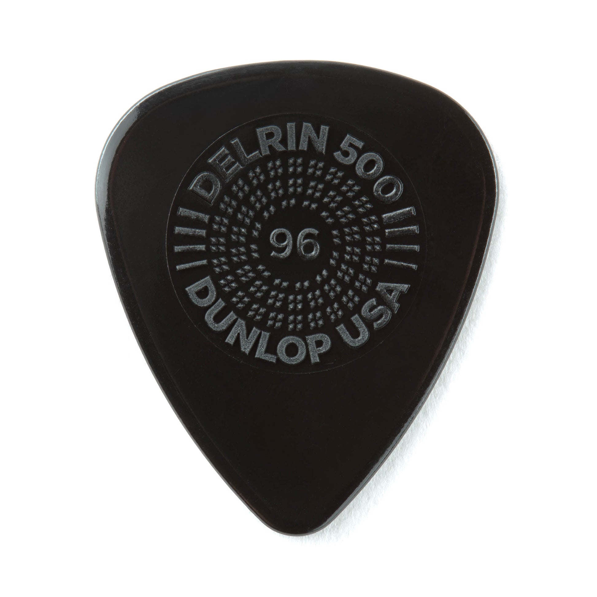 Sachet de 12 médiators Prime Grip DELRIN 500 0.96 mm (noir)