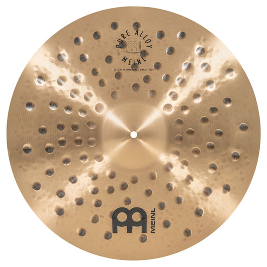 Crash Ride 20" Extra Hammered Meinl Pure Alloy fini traditional martelé